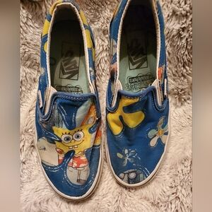 VANS Classic Slip-On SpongeBob Squarepants  Men's Size 4 Womens 5.5